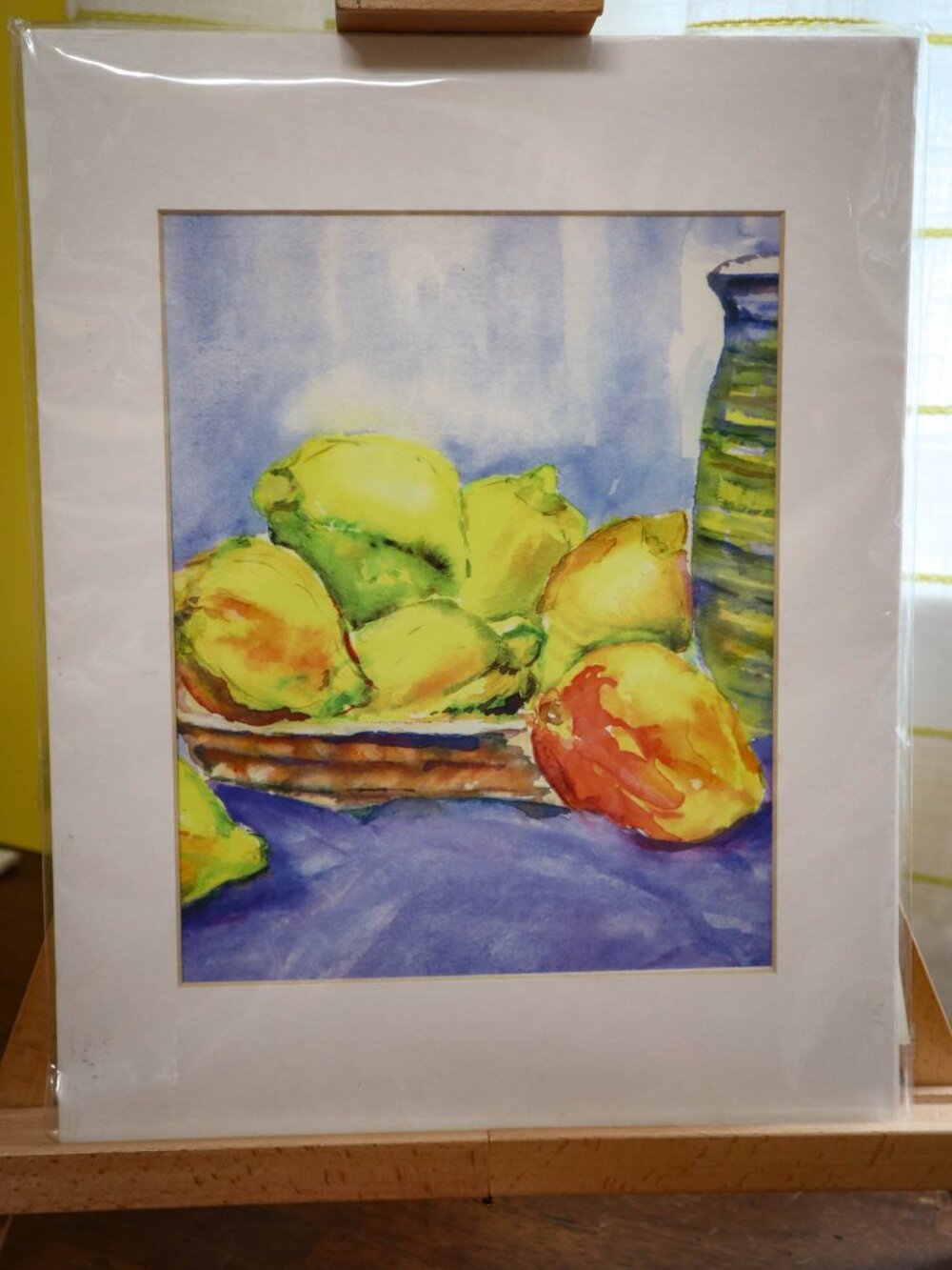 Fruit Still Life Giclee Watercolor Art Print Karen Berman-Mulligan Signed Lemons